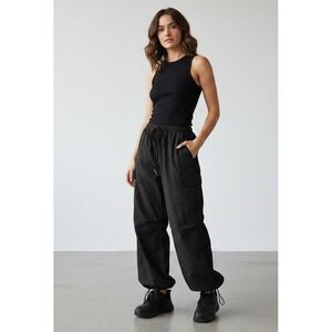 Love Tree Women's Cargo‎ Pants Large Utility Drawstring Pockets Y2K Casual
